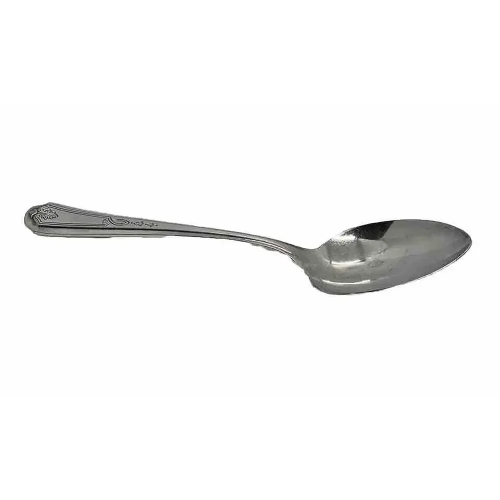 1922 Oneida Community Silver Plate 5 7/8” Teaspoon Beverly Pattern No Monogram